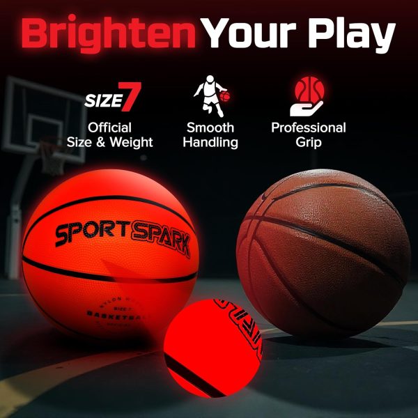 Light Up Basketball - Basketball Gifts - Sports Gifts - Sports Accessories - Image 6