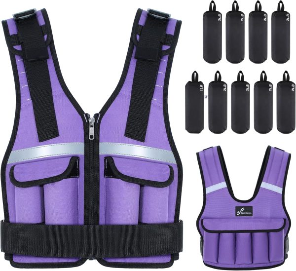 Adjustable Weighted Vest Weights Set: Sportneer 2-18 lbs/2-19 lbs Body - Image 8