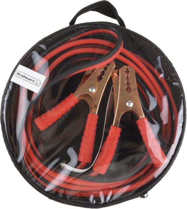10 Gauge Jumper Cables - 12ft Jump Starter Cable for Compact Cars and Light - Image 2