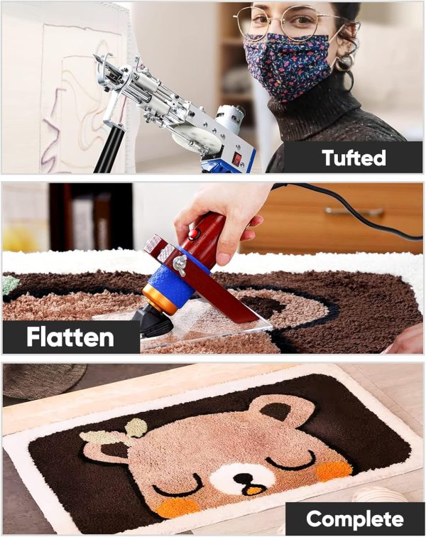 Rug Tufting Gun with Carpet Trimmer Kit - - Image 2