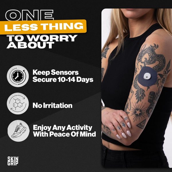 Skin Grip Adhesive Patches – Fits Most Continuous Glucose Monitor Devices & - Image 3