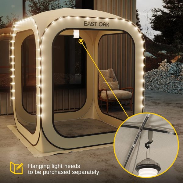 EAST OAK Screen House Tent Pop-Up, Portable Screen Room Canopy Instant - Image 7