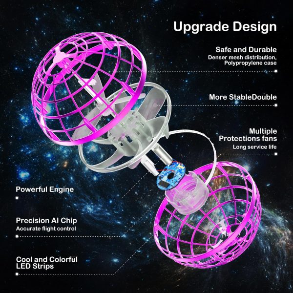 Flying Orb Ball 2024 Galaxy Cosmic Globe UFO Boomerang Hover Ball Galatic - Image 6