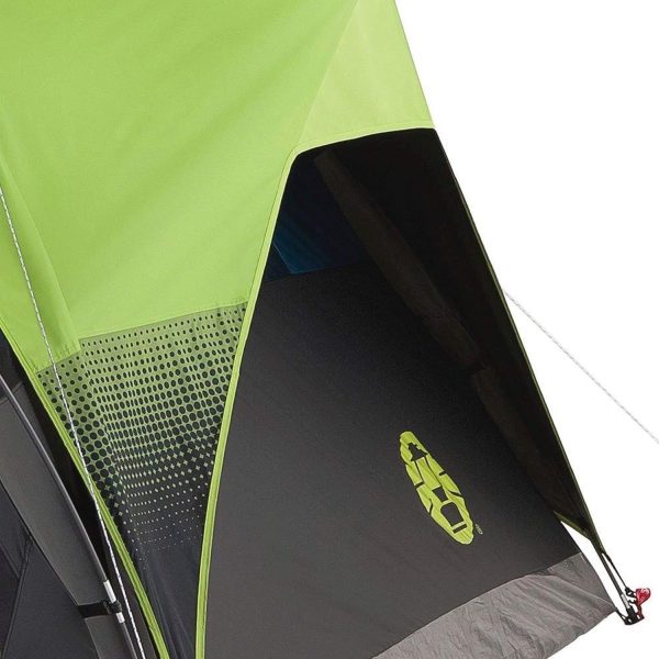 Coleman Camping Tent with Screen Room 4 Person Carlsbad Dark Room Dome Tent - Image 4
