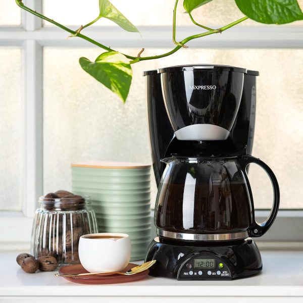 Mixpresso 8-Cup Drip Coffee Maker Programmable, Coffee Pot Machine - Image 6
