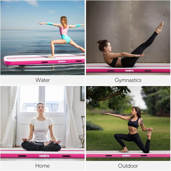 Air Track Tumbling Mat, 13ft 10ft Inflatable Gymnastics Mat with Electric - Image 7