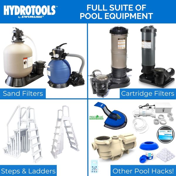SWIMLINE HYDROTOOLS Clear Pool Vacuum Head Attachment For Inground & Above - Image 7