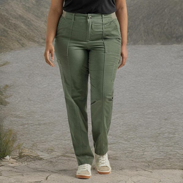 Lee Women's Plus Size Ultra Lux Comfort with Flex-to-go Utility Pant - Image 7