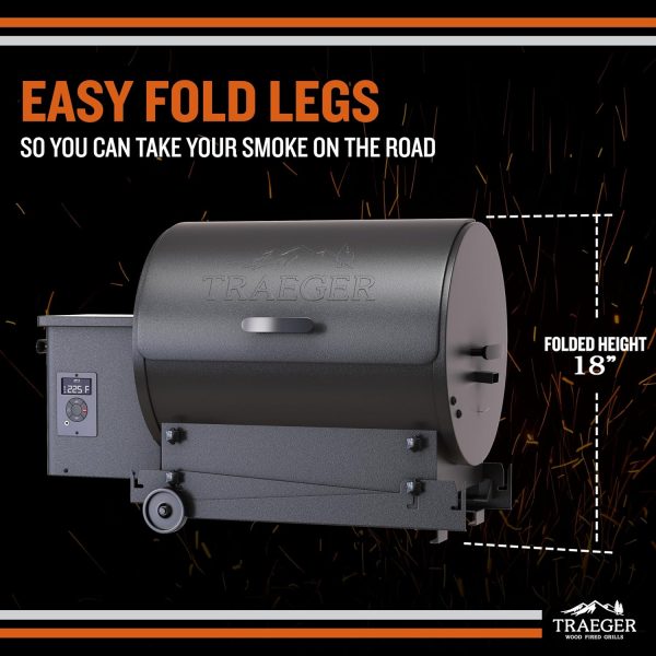 Traeger Grills TFB30KLF Tailgater 20 Portable Electric Wood Pellet Grill - Image 4