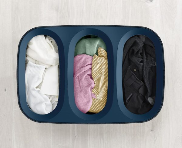 Joseph Joseph Tota Trio 90-liter Laundry Hamper Separation Basket with Lid - Image 2