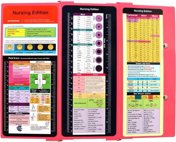 Nursing Clipboard with Nursing and Medical Edition Cheat Sheets 3 Layers - Image 4