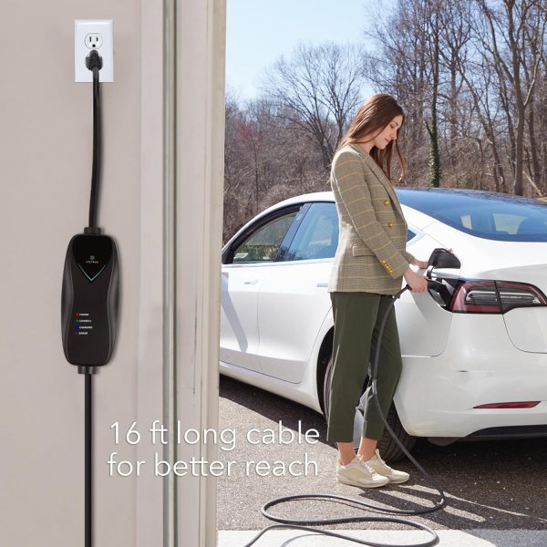 Lectron Level 1 Tesla Charger - 110V, 15 Amp, NEMA 5-15 Plug, 16 ft - Image 4