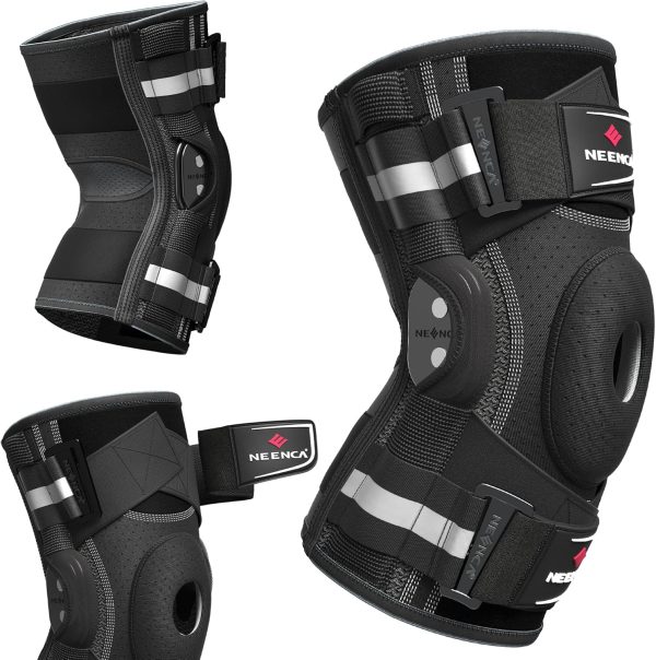NEENCA Professional Knee Brace for Knee Pain, Hinged Knee Support with - Image 2
