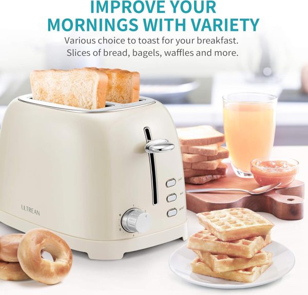 Ultrean Toaster 2 Slice with Extra-Wide Slot, Stainless Steel Toaster with - Image 8