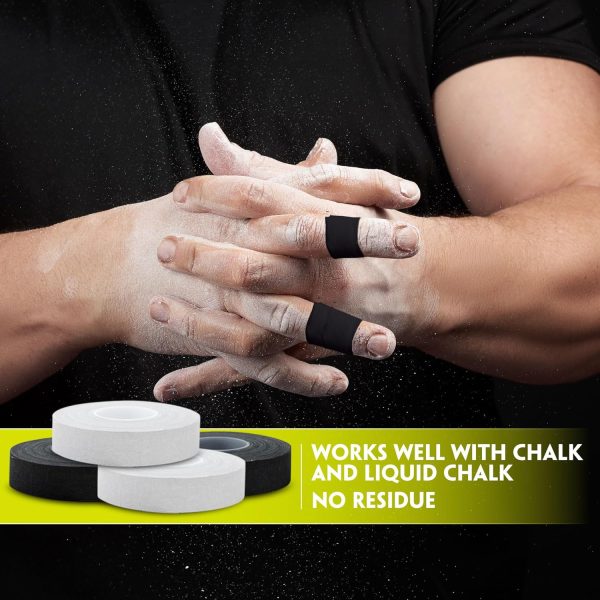Finger Tape 2 or 6 Pack, Black or White Finger Tape | Residue Free Skin - Image 4