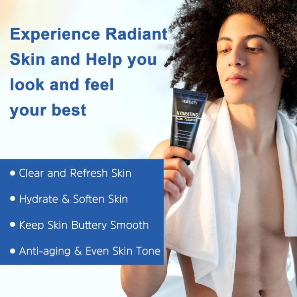 Mens Skin Care Kit,Deep Hydrate,Moisturize,Anti Aging Men's Skin Care Set - Image 4