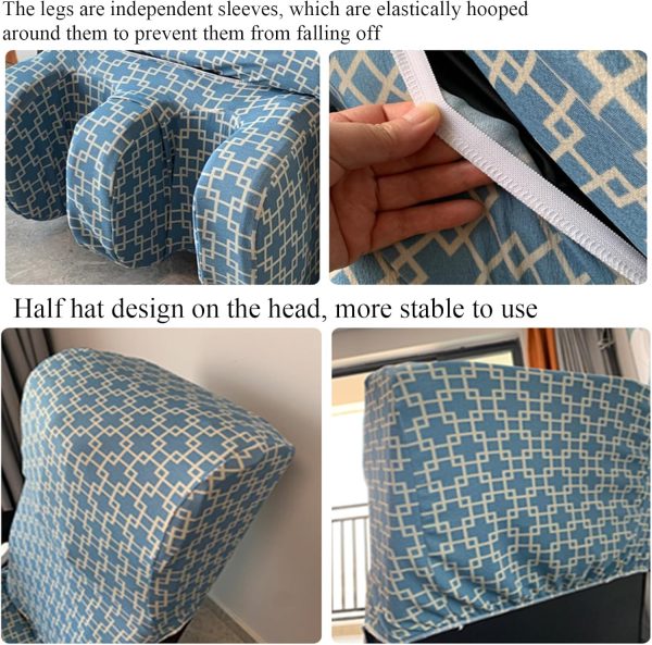 Full Body Massage Chair Cover, Shiatsu Massage Chair Replacement Cover, - Image 3