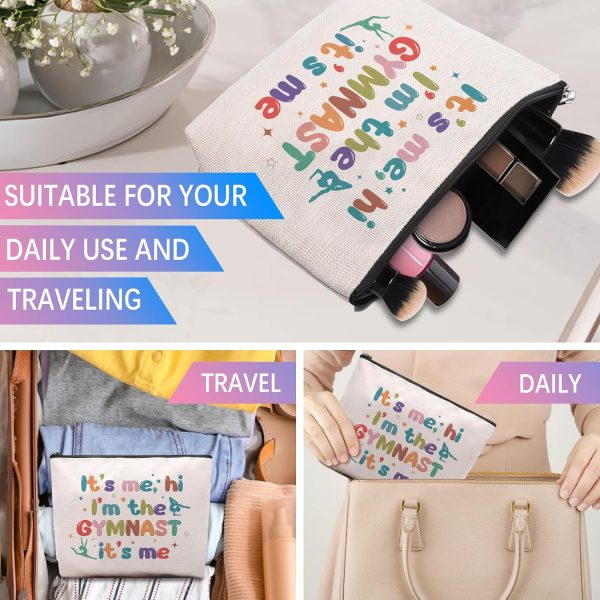 Gymnast Gymnastics Stuff Gifts Makeup Bag, Gymnast Graduation Birthday Gift - Image 6