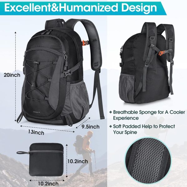 RAINSMORE Hiking Backpack 40L Waterproof Camping Backpack Lightweight - Image 3