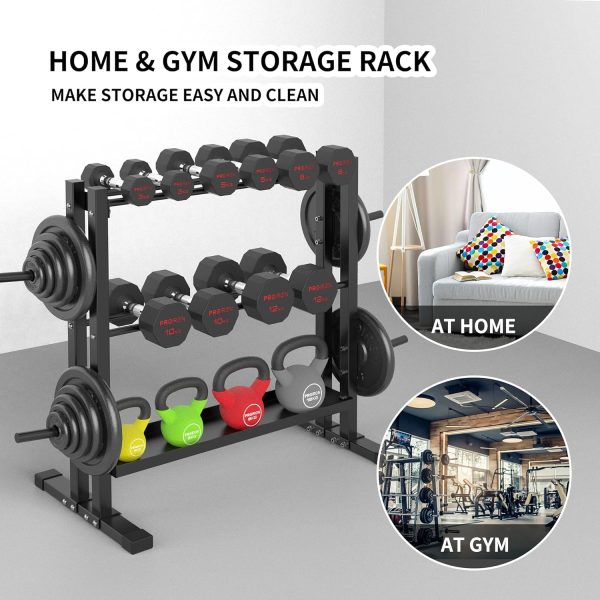 PROIRON Kettlebell Dumbbell Rack - Image 7