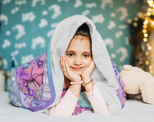 Christmas Gymnastics Gifts, Girls/Kids Gymnastics Blanket 40"x50", - Image 3