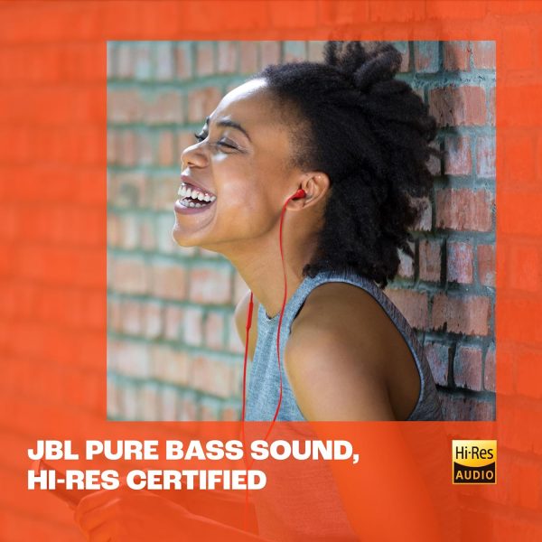 JBL Tune 310C - Wired Hi-Res in-Ear Headphones, Tangle-Free Flat Cable, - Image 6