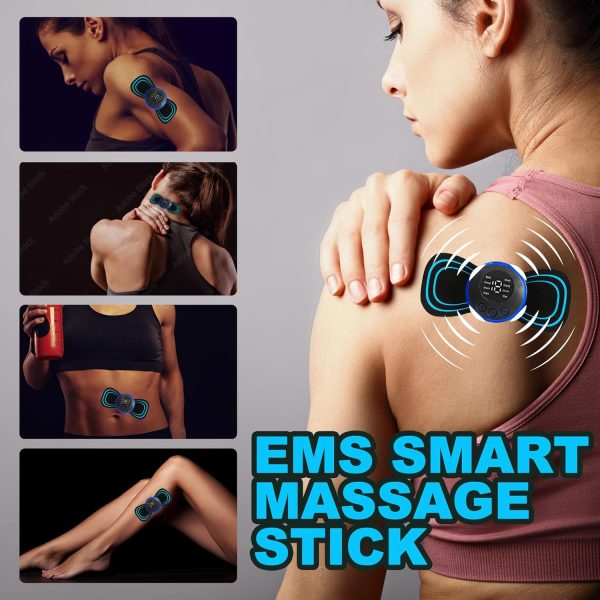 PLENO 2 Mini Muscle Body Massager Host with 2 Replaceable Pads and 19 Speed - Image 2