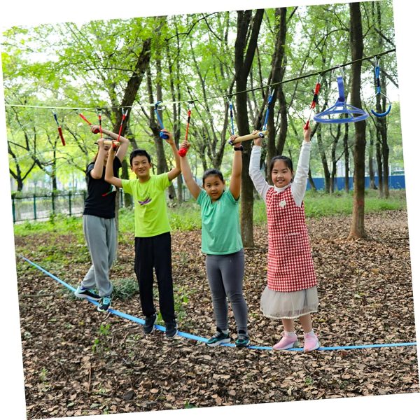 Ninja Wheel Pull Bell Fitness Rings Outdoor Hanging Ring Outdoor - Image 3
