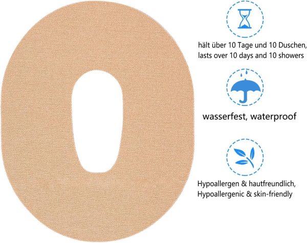 20 Packs Adhesive Patches for Dexcom G6 Adhesive Patches – Waterproof & - Image 2