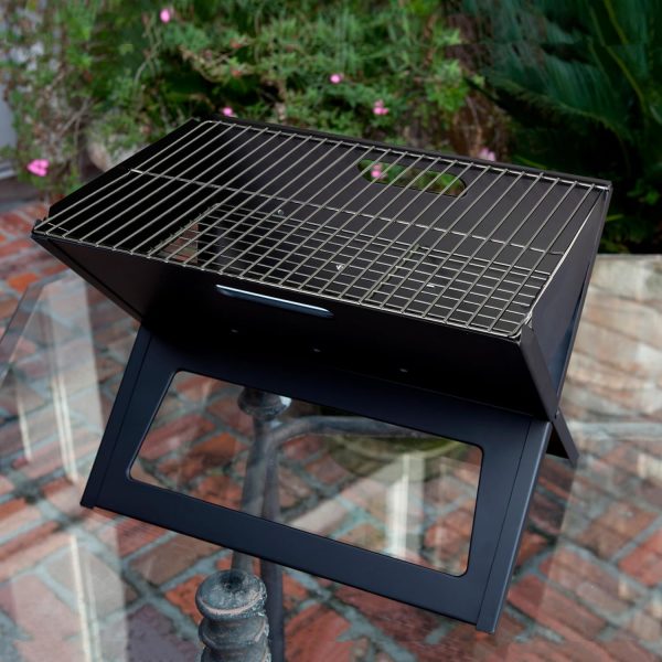 Fire Sense 60508 Notebook BBQ Grill 3.5mm Cooking Bars Instant Foldable & - Image 2