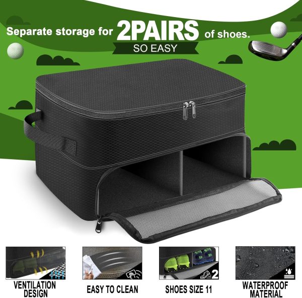 Yirilan 2 Layers Golf Trunk Organizer, Golf Accessories, Waterproof and - Image 2