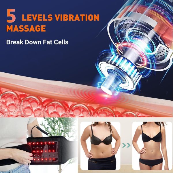 Red Light Therapy Belt - Red Light Therapy Device with Vibration Red Light - Image 5