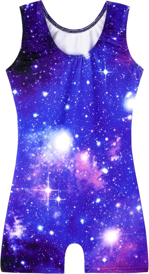 HOZIY Gymnastics Leotards for Girls with Shorts Biketards Dance Tumbling - Image 2