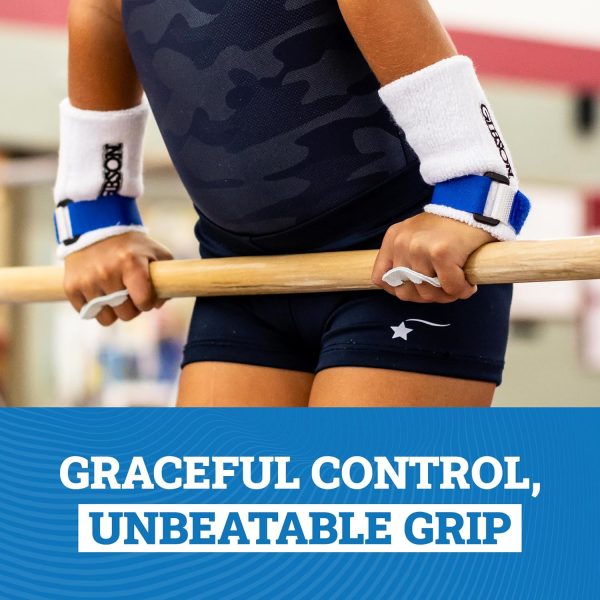Gibson Rainbow Gymnastics Grips for Beginner, Unisex Durable Leather Grip - Image 10
