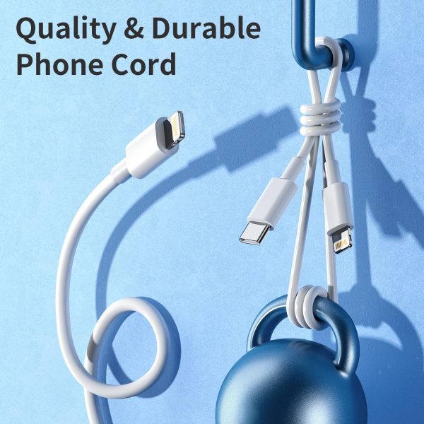 Fast Charging 3 Pack 20W PD USB C Wall Charger and 6FT Cable for iPhone - Image 5