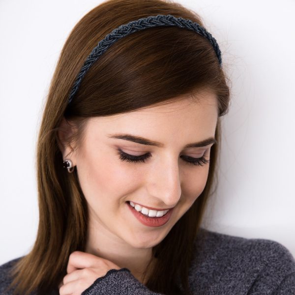 MTLEE 6 Pieces Beaded Headbands for Women Sparkly Crystal Beaded Hair Hoop - Image 3