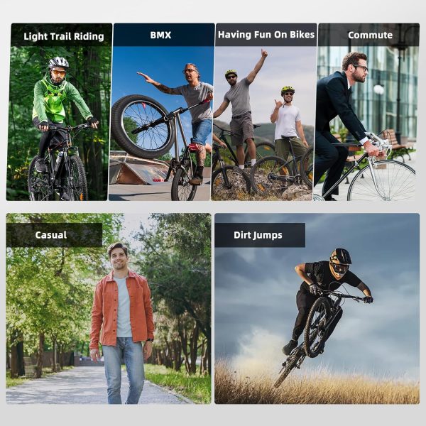 Mens MTB Mountain Bike Cycling Shoes for Flat Pedals,Suitable for Free - Image 7
