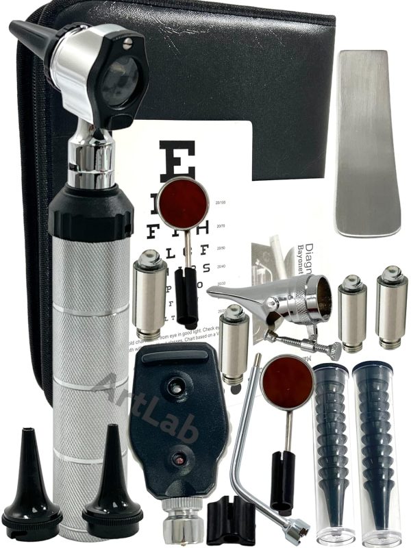 ArTLaB-Premium 3-in-1 Otoscoope Oph Diagnostic set- Multi-Function - Image 2