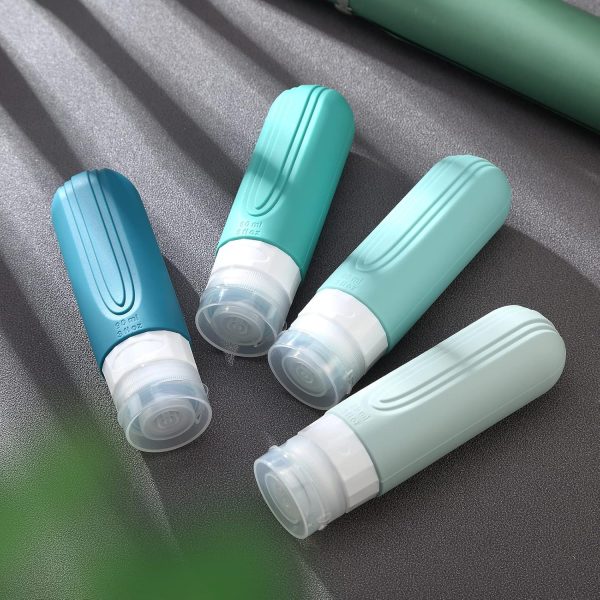 Travel Bottles for Toiletries, Tsa Approved 3oz Travel Size Containers BPA - Image 9