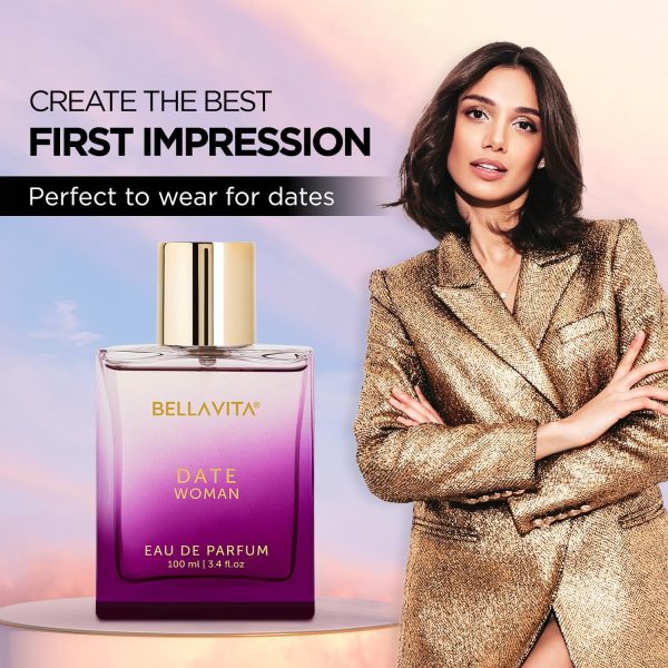 Luxury Date Woman Eau De Parfum Perfume with Pink Pepper, Jasmine & - Image 2