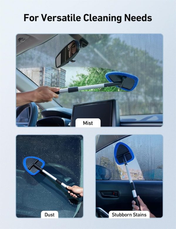 AstroAI Windshield Cleaner, Car Windshield Cleaning Tool Inside with 4 - Image 7