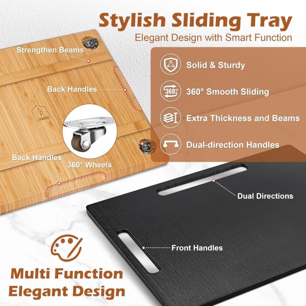 Joy&Grace Sliding Tray - 360 Degrees Countertop Appliance Slider for Coffee - Image 3