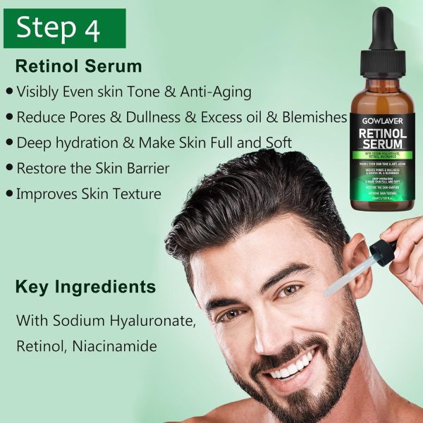 Mens Christmas Gifts,Skin Care for Men,Deeply Hydrates Reduces Dullness - Image 5