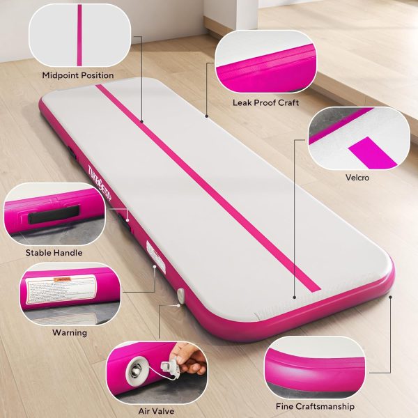 Air Track Tumbling Mat, 13ft 10ft Inflatable Gymnastics Mat with Electric - Image 3