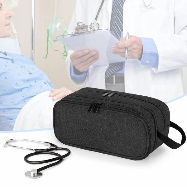 Trunab Stethoscope Carrying Case Hold 2 Stethoscopes or BP Cuffs, - Image 7