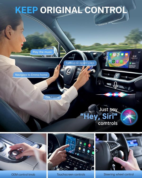 Wireless CarPlay Adapter for Apple iPhone (2024 Upgraded) - Multi-User - Image 6