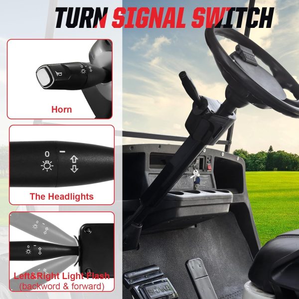 EZGO LED Headlight Tail Light Kit, Golf Cart Headlight Taillight Kit for - Image 5