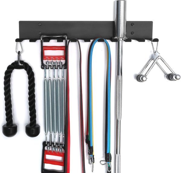 Multi-Purpose Gym Equipment Storage Rack Resistance Bands Storage Hanger - Image 7