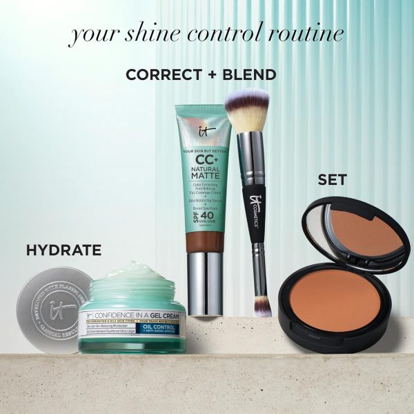 IT Cosmetics CC+ Cream Natural Matte Foundation with SPF 40 - - Image 9