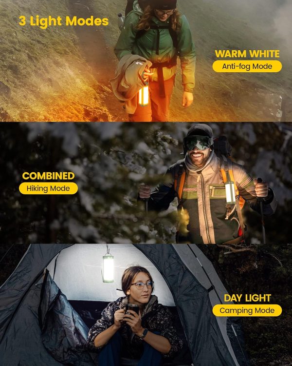 Glocusent Survival Camping Lantern, 106LED with 5 Brightness, Up to 1200LM, - Image 3